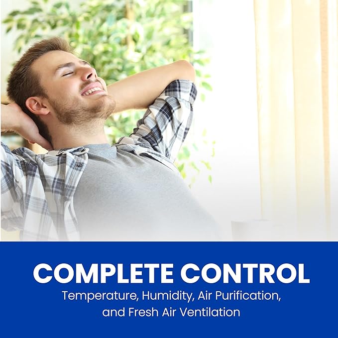 AprilAire 8910W Wi-Fi Programmable Touchscreen Thermostat with IAQ Control; Amazon Alexa and Google Assistant Compatible - Image 7