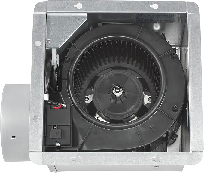 Homewerks 7136-02HW Bathroom Vent Fan with Automatic Humidity Sensor and Powerful Exhaust Ventilation Fan for Large Room 140 CFM Whisper Quiet 1.0 Sone Energy Star - Image 8