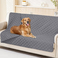 Smiry Waterproof Dog Bed Cover Pet Blanket, Soft Washable Dog Blanket for Furniture Bed Couch Sofa Reversible, Checkered (68"x82", Grey/Grey) by Smiry