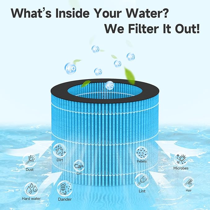 2 Pack MistAire Eva Replacement Filter Compatible with Pure Enrichment MistAire Eva - Mist-Free Evaporative Humidifier (2.8L) (Model: PEHUMEVA) - Image 2