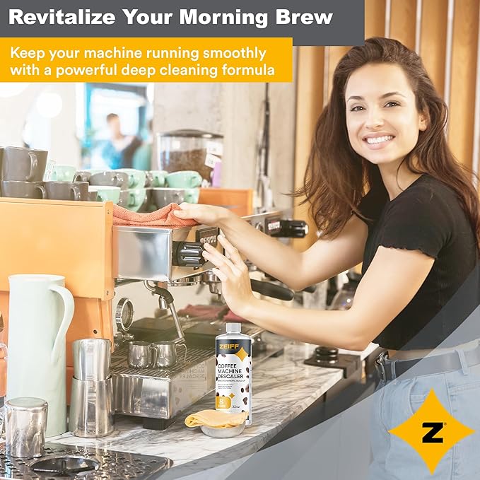 Coffee Machine Descaler - 32oz (8 Uses) - Compatible with Nespresso, Breville, Delonghi, Keurig Descaling Solution for Coffee Maker Cleaner and Descaler - Coffee and Espresso Machine Descaler - Image 2