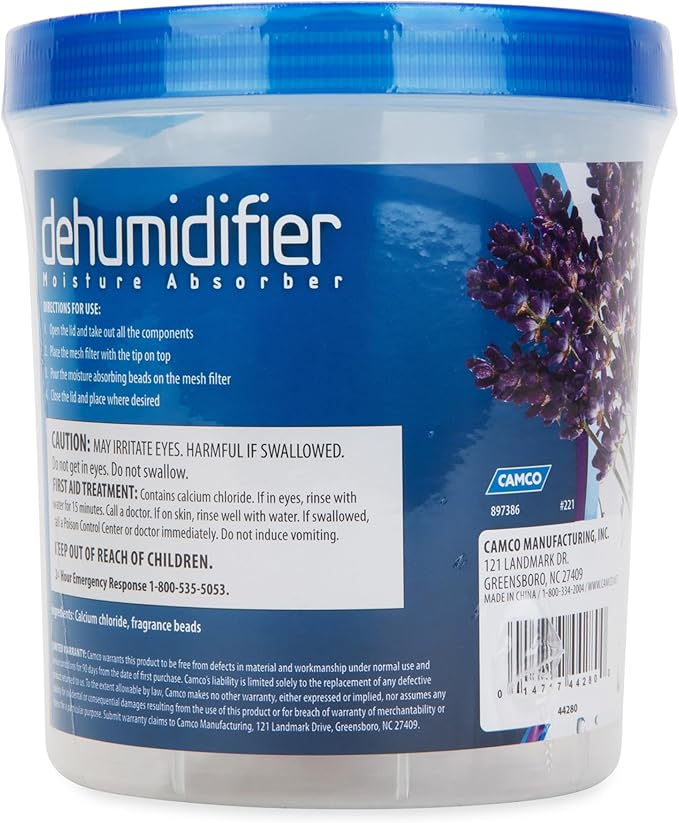 Camco Dehumidifier Moisture Absorber - Absorbs Up to 3x Its Weight in Water, Reduces Moisture and Humidity in Offices, Closets, Bathrooms, Kitchens, Boats, RVs and More – Refillable (44280) - Image 6