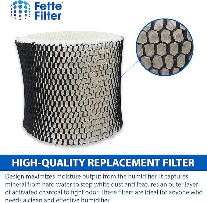 Fette Filter - HWF-64 Humidifier Filter B Wick Replacement Compatible with Holmes HWF64 Filter B for models HM-1645 HM-1730 HM-1745 HM-1750 HM-2200 & Bionaire BWF-64 includes 2 QTY. - Image 4