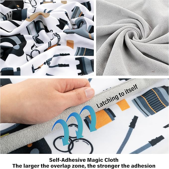Camera Wrap, Anti-Scratch Lens Protective Wrap pouche, Magic Self-Adhesive Cloth, Universal Storage Cloth for DSLR, Smartphones, Laptops, electronics,Cosmetic,whatever you need to protect - Image 3