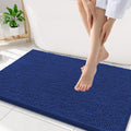 Smiry Luxury Chenille Bathroom Rugs 34x21, Extra Soft and Absorbent Shaggy Bath Mat, Machine Washable, Non-Slip Plush Carpet Runner for Tub, Shower, and Floor, Home Decor Accessories, Royal Blue by Smiry