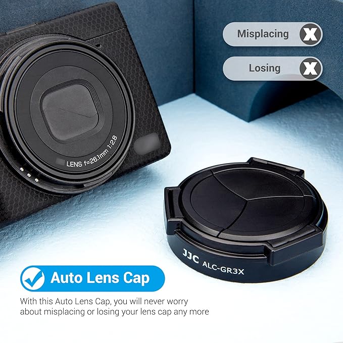 JJC Auto Open and Close Lens Cap Cover for Ricoh GR IIIx GR IIIx HDF GR3x GR3x HDF Digital Camera, Dustproof and Anti-Scratch Lens Protector No Need to Remove - Image 5