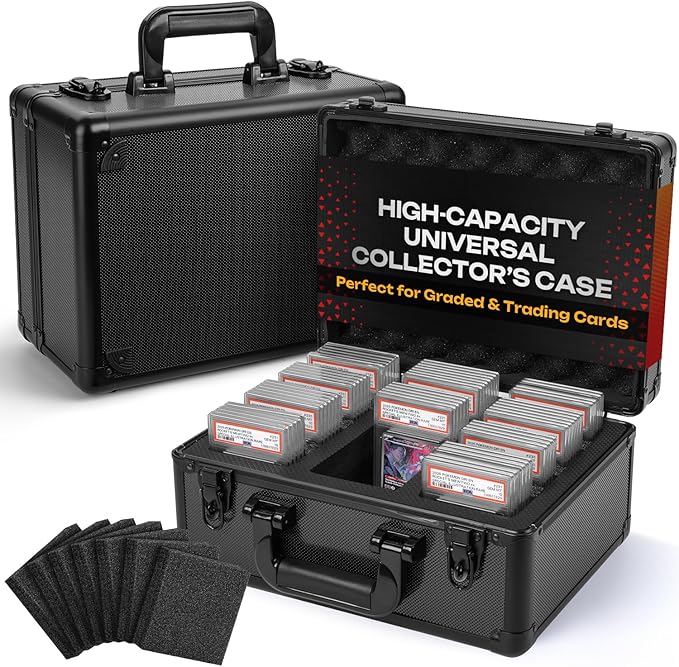 FunGuys Graded Sports Card Storage Box, Trading Card Storage Box, Trading Card Case for Pokemon, Baseball, Sports, MTG by FunGuys