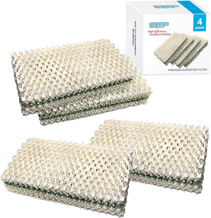 HQRP 4-Pack Wick Filter Replacement for Idylis 828413B002, IHUM-10-140 / I HUM 10 140 4-Gallon Humidifier, HDC-2R HDC-411 - Image 8