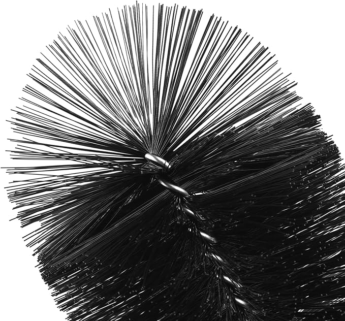 Long Bottle Brush, 12.98 in Bendable Cleaner Brushes for Cleaning Neck Beer Bottles, Wine, Baby Bottles, Water Bottles, Tumblers, Flask, Bird Feeder, Vase, Pipes and Brewing Supplies Black/1Pack - Image 2