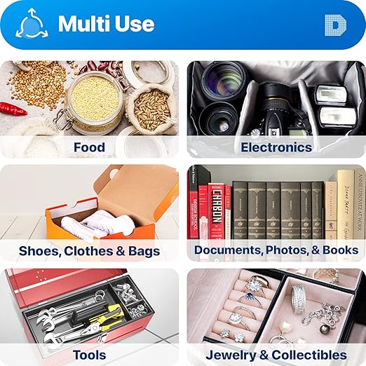Dry & Dry 300 Gram [10 Packets] Silica Gel Packets Desiccants, Silica Packets - Rechargeable Silica Gel Packs, Desiccants Packets, Silica Gel - Image 5