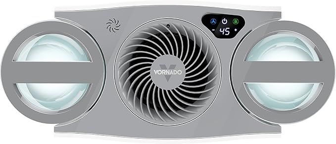 Vornado EVDC500 Energy Smart Evaporative Humidifier with Automatic Shut-off, 2 Gallon Capacity, LED Display & MD1-0002 Replacement Humidifier Wick (2-Pack),White - Image 4