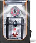 3D Printer Enclosure with LED Lighting, Fireproof Dustproof Tent Constant Temperature Protective Cover for Creality Ender 3 V3 SE/KE/Ender 3/Ender 3 Pro/Ender 3V2/Ender 3S1/Neo/Anycubic Elegoo, Medium by YOOPAI