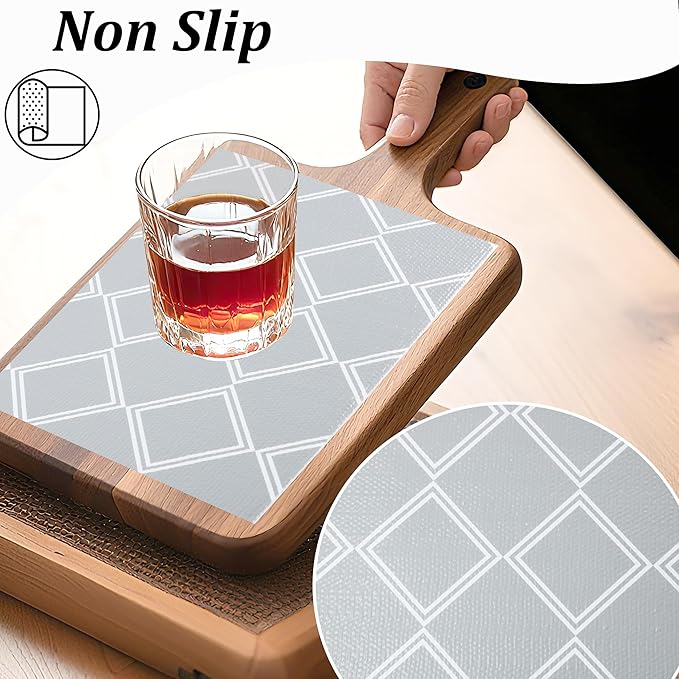 Cabinet Liners for Shelves Waterproof 20 Inch X 20 FT Shelf Liners for Kitchen Cabinets Non-Adhesive Drawer Liners Non Slip Grip Cupboard Paper Liners for Kitchen Bathroom Closet Fridge Pantry - Image 3