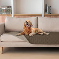 gogobunny 100% Double Sided Waterproof Dog Blanket Soft Pet Bed Cover Reversible Protect Furniture Couch Sofa Car for Puppy Cat Kids (Dark Walnut/Light Walnut, 30x70 Inch (Pack of 1)) by gogobunny
