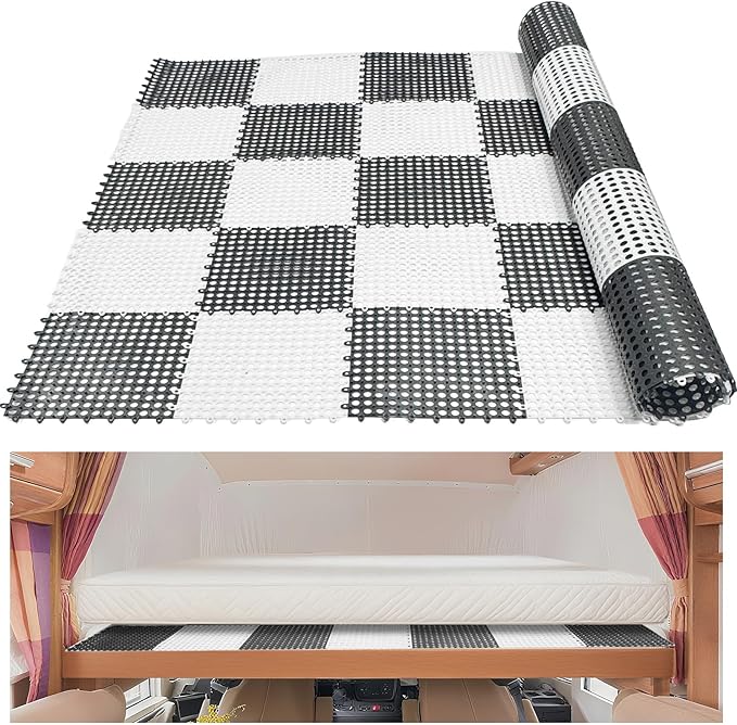 LILXIU Plastic Mattress Underlay 82.6 X 70.8 Inch RV Mattress Underlay Moisture Barrier Queen Size Under Mattress Ventilation for RV Boat Camper by Unknown