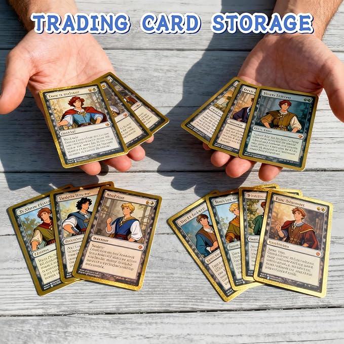 EXYGLO Trading Card Storage Box 25 Pack 700 Count 20pt, 14.2x4.1x3.2 Inch White Cardboard Card Boxes for TCG/MTG/Sport Cards, Fit 3x4 Toploader Shipping or Storing, 17500 Max Capacity in Total - Image 5