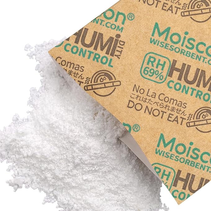 8 Gram 15 Pack 69% Two-Way Humidity Control Packs for Storing 1 oz, Size 8 for Travel Case Resealable Bags, Humidity Pack Moisture Control Packets Individually Wrapped - Image 5