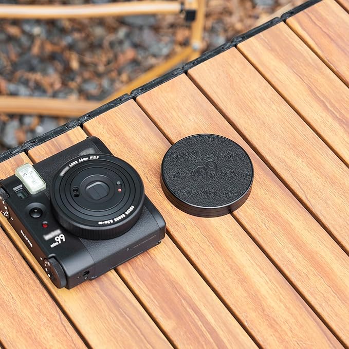 Retro Leather Lens Cap for Fujifilm Insta Mini 99,Aluminum Anti-Dust Anti-Scratches Lightweight Camera Lens Cover with Soft EVA Interior, Accessories for Fuji Mini 99 Lens Protection Cover - Image 9