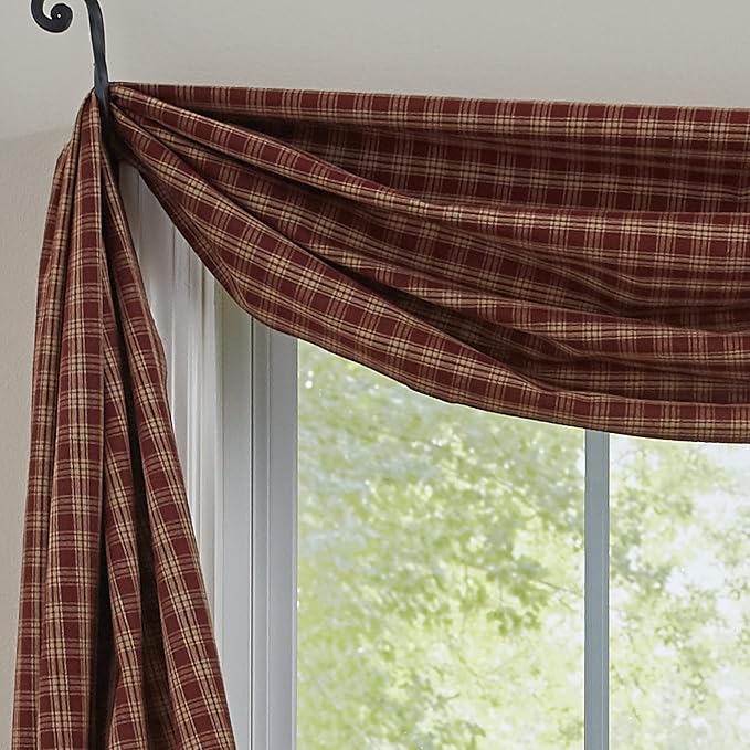 Sturbridge Wine Fishtail Swag 145" X 25" - Image 7