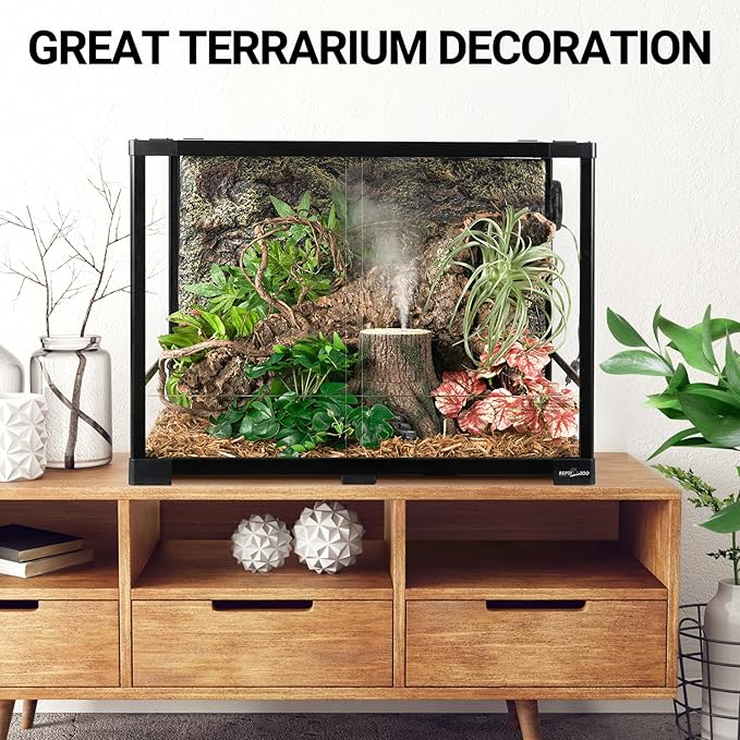 REPTIZOO Reptile Humidifier Fogger, Tree Trunk Humidifier with Top Mist Outlet, 1000ml Detachable Terrarium Humidifier Reptile Misting System Terrarium Decoration - Image 8