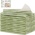 Cooyes Large Refrigerator Liners for Shelves, 12 Pack, 17.7" × 24", Fridge Drawer & Shelf Liners for Kitchen Cabinets Non-Adhesive, Breathable Cloth Material, Keep Produce Fresh Longer, Sage Green by Cooyes