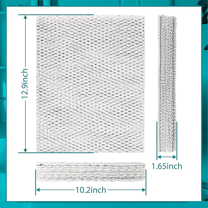 HASMX 2-Pack Replacement Humidifier Filter Pads for Honeywell HE250, HE250A, HE-250, HE-250A Humidifiers, 10" x 13" x 1-5/8" Humidifier Water Pad Filters Replace Part Numbers: RP3162, A35W - Image 4