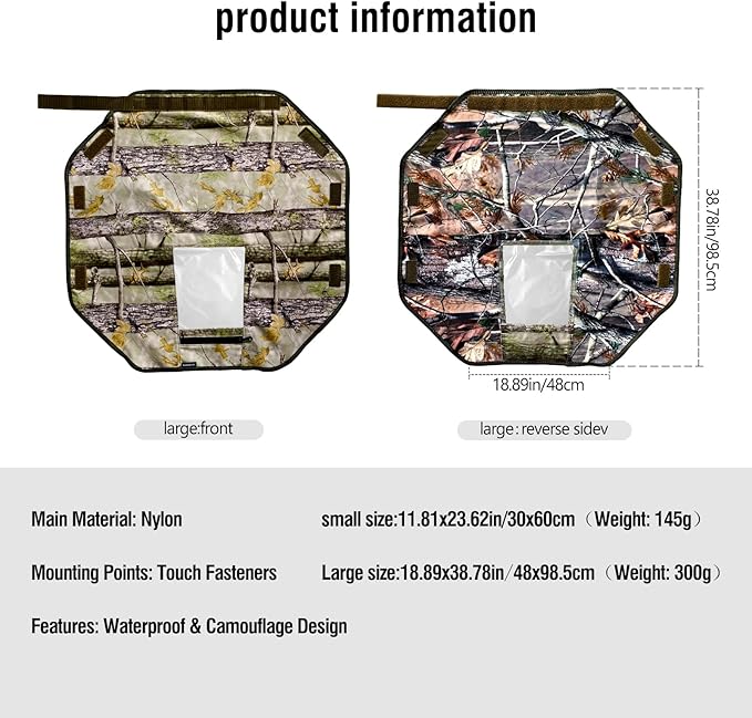 Camera Rain Cover with Openable Viewing Window & Strap Mountable Design,Waterproof Camera Raincoat Sleeve Protector (L) - Image 2