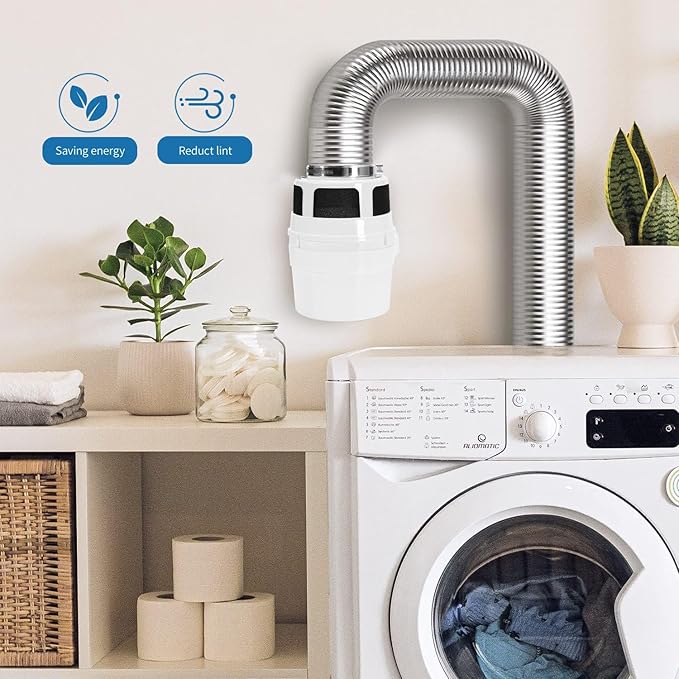 【UPGRADED】NOORNY 3 in1 Indoor Dryer Vent Kit Lint Catcher Bucket Box for Electric Clothes Dryer - No Hose Included - Image 5