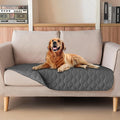 gogobunny 3X Stronger Waterproof Pet Blanket, Scratch Proof Furniture Protector for Dogs Cats, Reversible Cover 32x53 Inch, Dark Grey by gogobunny