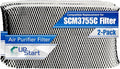 2-Pack HWF75 SF221 Type "D" Replacement for Sunbeam SCM3755C Humidifier Filter - Compatible with Sunbeam Humidifier SCM 3755C Wick Air Purifier Filters HWF 75 SWF-75 SF 221 by Upstart+Battery