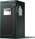 MARS HYDRO 2.6x2.6 Advanced Grow Tent, 32"x32"x63" High Reflective Mylar 1680D for Hydroponics Indoor Plant Growing, with Observation Window,Floor Tray and Smooth Zipper for TS1000/FC3000/FC-E3000 by MARSHYDRO
