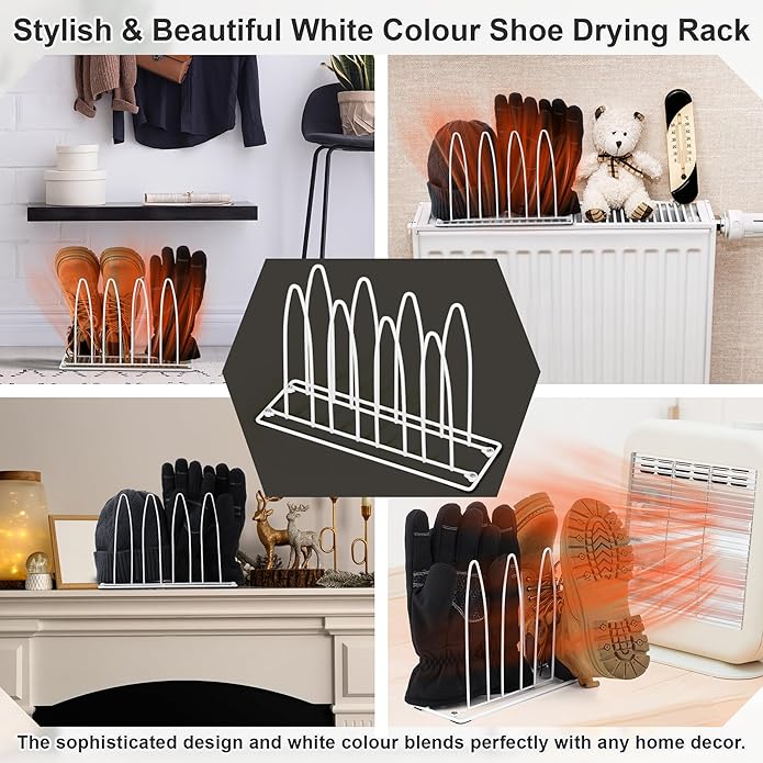 Metal Shoe Drying Rack, Shoes, Boot, and Glove Drying Rack, Dryer Racks for Shoes and Dryer Shoe Racks Inside Dryers - Image 6