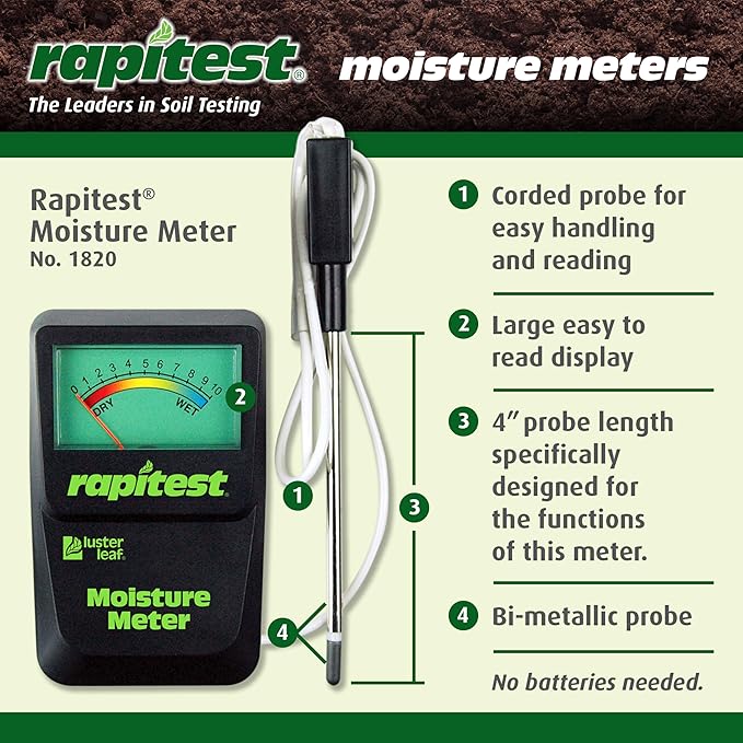 Luster Leaf 1820 Rapitest Soil Moisture Meter - Image 6