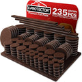 Felt Furniture Pads X-PROTECTOR 235 PCS Premium Furniture Pads - Felt Pads Furniture Feet Best Wood Floor Protectors - Protect Your Hardwood & Laminate Flooring! by X-Protector