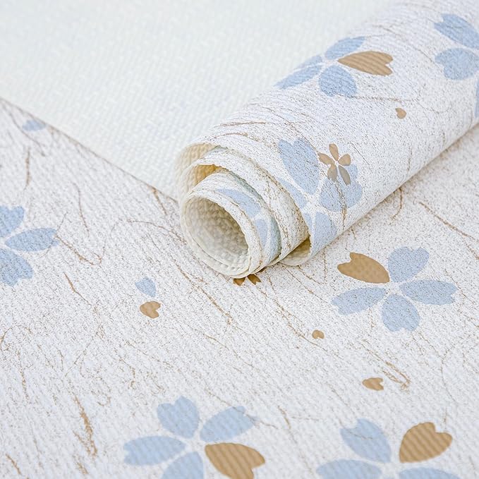 12Inch by 30FT Shelf Liner for Kitchen Cabinets Non Adhesive Kitchen Drawer Liner by DwellAid