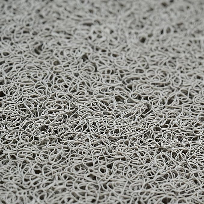 ENKOSI Loofah Non-Slip Shower and Bath Mat - Soft Cushioned Comfort - No Suction Cups for Smooth or Textured Tubs - Fast Draining - Safety for Bathroom, Family, Kids, and Elderly 24x16 (Grey) - Image 6