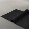 MaxMat® Commercial Floor Mat - Heavy Duty, Large Sizes, Indoor/Outdoor, Waterproof, Low-Profile, Easy to Clean Doormat (6 x 2 Feet, Black, MXM-RIB0026BK) by MaxMat