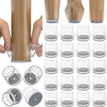24PCS Silicone Chair Leg Floor Protectors for Hardwood Floors, Thicken Rubber Chair Leg Cap Covers, Non Slip Furniture Leg Pads to Protect Wood Tile Floors from Scratches and Reduce Noise by Violibar