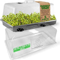 7 Inch Propagation Dome - 5 Pack Humidity Vented Domes – Plant Growing Dome for Seedling, Germination, Soil & Hydroponic Horticulture by YieldLab