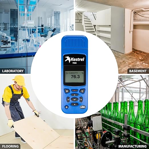 Kestrel 7000 Environmental Meter – Rugged Temperature & Humidity Monitor with Replaceable RH Sensor for Industrial, Lab & HVAC - Image 5