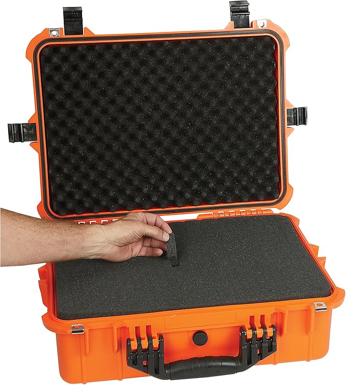 Strongway 20in. Plastic Waterproof Storage Case, Orange, Model# MJ-6060_ORG - Image 9