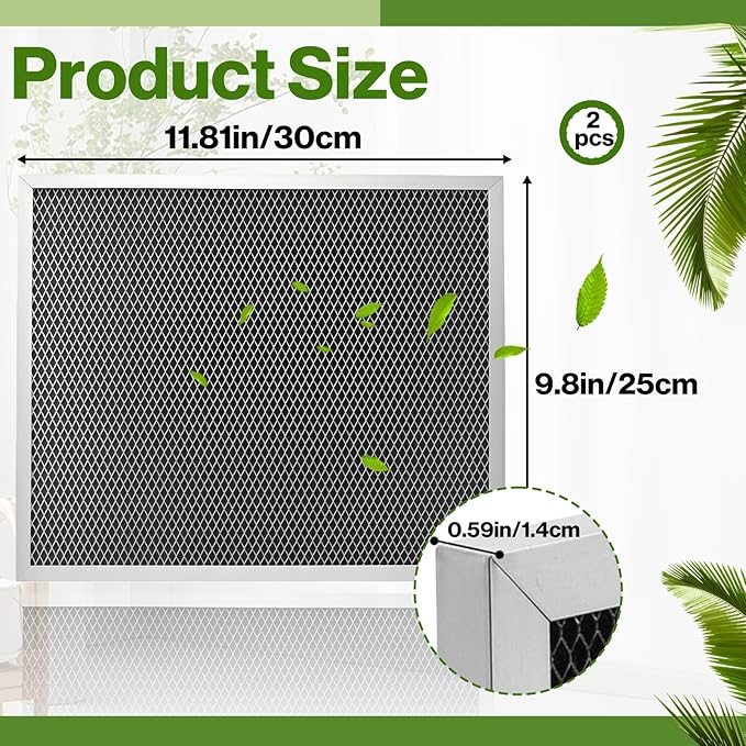 2 Packs MERV-1 Filter Compatible with Guardian 60 60P 85P, Dehumidifier Replacement Filter Compatible with ALORAIR Galaxy 60, 60P, 85P， Basement Dehumidifier Specific(For Underground Space, Warehouse) - Image 2