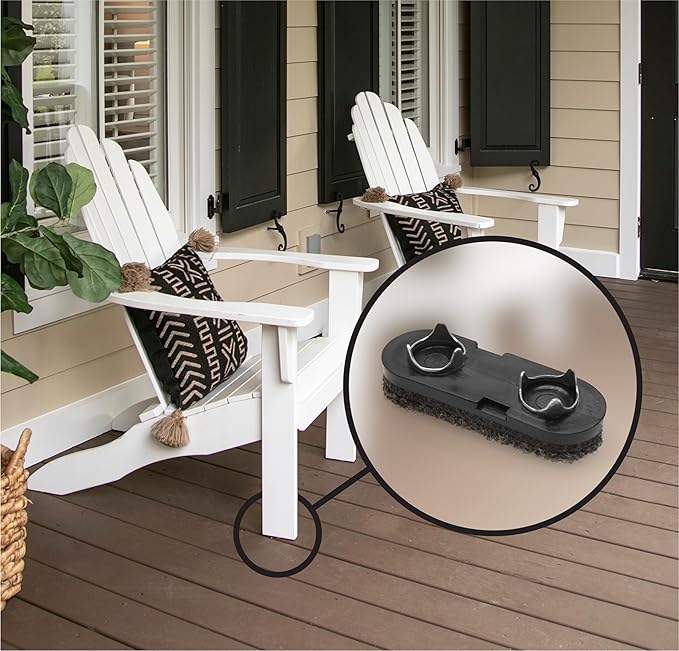 Slipstick GorillaOutdoor Berber Glides for Adirondack Chairs & Outdoor Furniture Feet (8 Pack) Tap on Outdoor Floor Protectors for Deck, Patio & Porch - Image 4