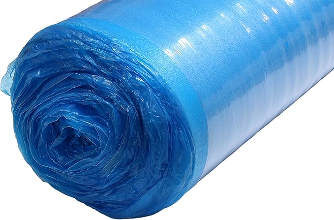 400SQFT AMERIQUE 2MM Premium Flooring Padding 3-in-1 Heavy Duty Foam Royal Blue 200SF/Roll, Pack of 2 Underlayment, with Tape & Vapor Barrier - Image 3