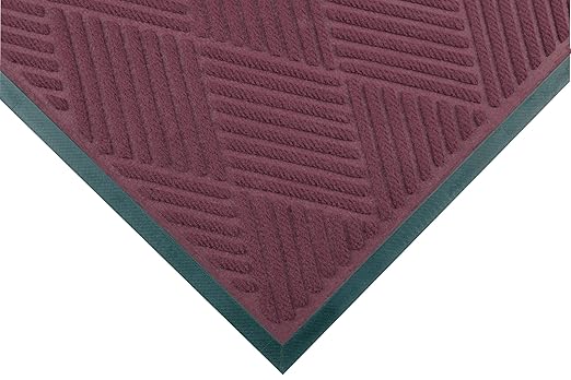 NoTrax 168 Opus™ Rubber-Backed Entrance Mat, for Home or Office 4' X 6' Burgundy by NOTRAX%C2%AEPREMIUMFLOORMATTING