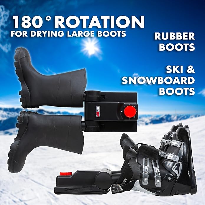 JobSite Portable Boot Dryer and Deodorizer – Fast Drying for Work Boots, Shoes, Boxing Gloves, Cleats & Ski Gear – Telescopic Collapsible Boot Warmer with ETL Certification - 2 pack - Image 5