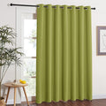 NICETOWN Glass Door Curtains for Window - Wide Thermal Curtain Panels, Sliding Door Drapes, Extra Wide Curtains (Fresh Green, 100 inches Wide x 84 inches Long) by NICETOWN