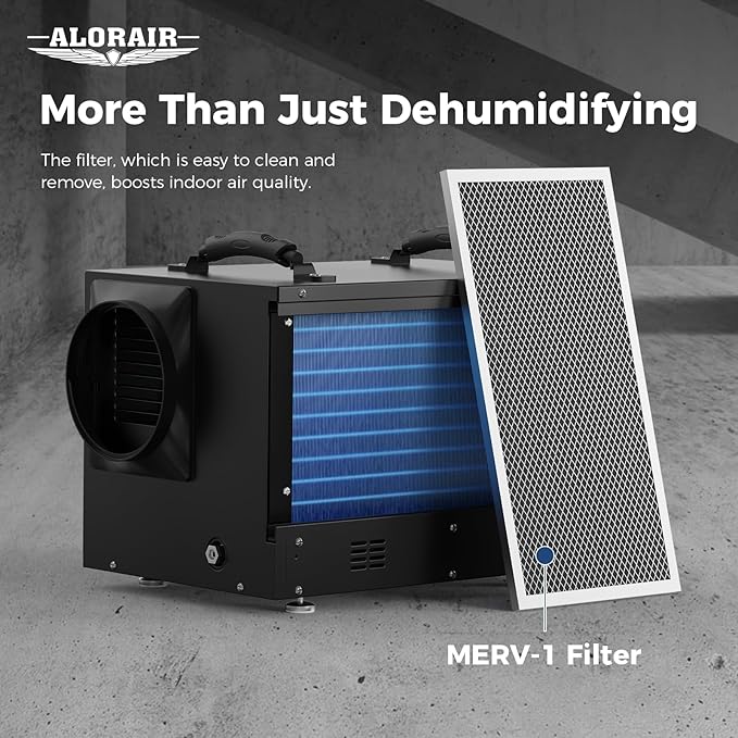 ALORAIR 120 PPD Energy Star Wi-Fi Dehumidifier for Crawl Space, Basement, and Commercial Use, APP Control with Pump and Hose, Compact Auto-Defrost Design - Image 8