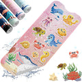XIYUNTE Baby Bath Mat for Tub Non Slip Kids Bath Mat - 40"x16" Extra Long Bathtub Mat Non Slip Kids, Eco-Friendly Toddler Bath Mats with Suction Cups for Secure Grip, Easy to Clean & Easy Drying by XIYUNTE