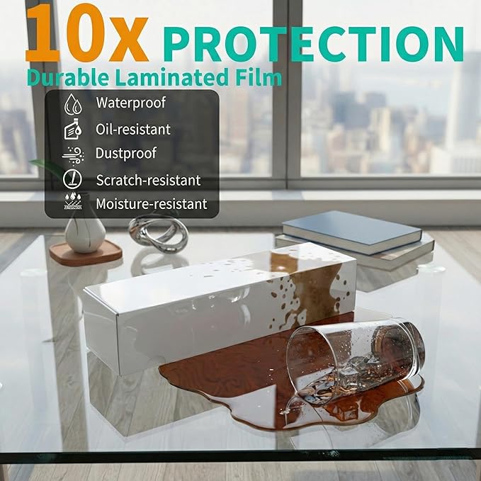 Laminated Trading Card Storage Box, 6-Pack Storage Card Box with 5-Compartment, Glossy White Cardboard Collector Box for TCG/Sports Cards Storage - Image 9